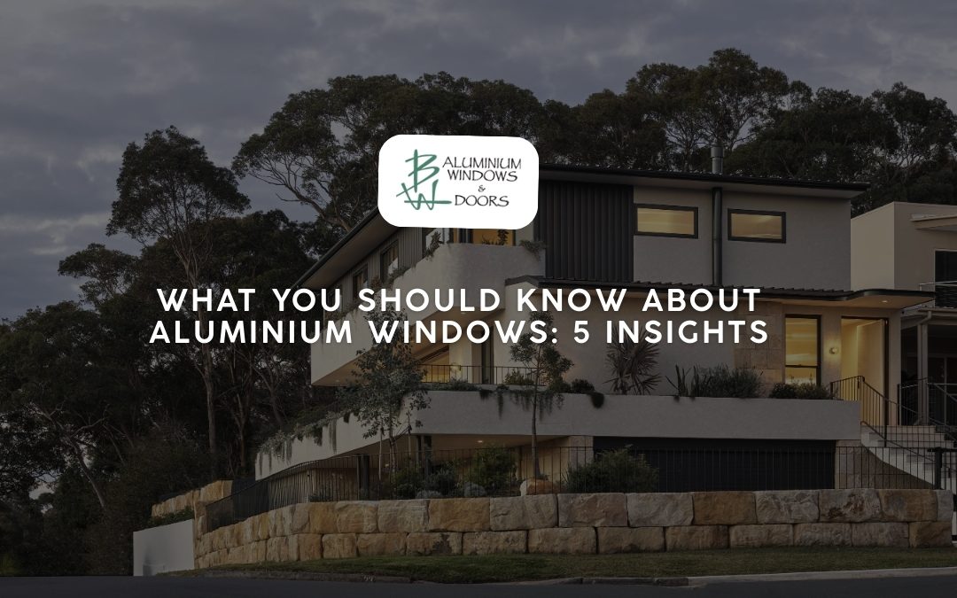 What You Should Know About Aluminium Windows: 5 Insights