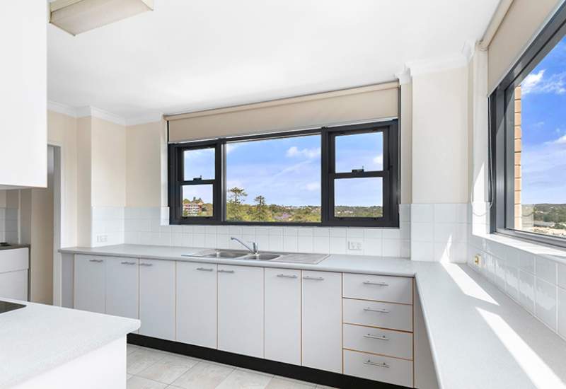 Aluminium sliding window installed in a house