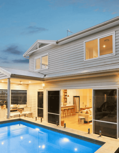 Sliding doors outside