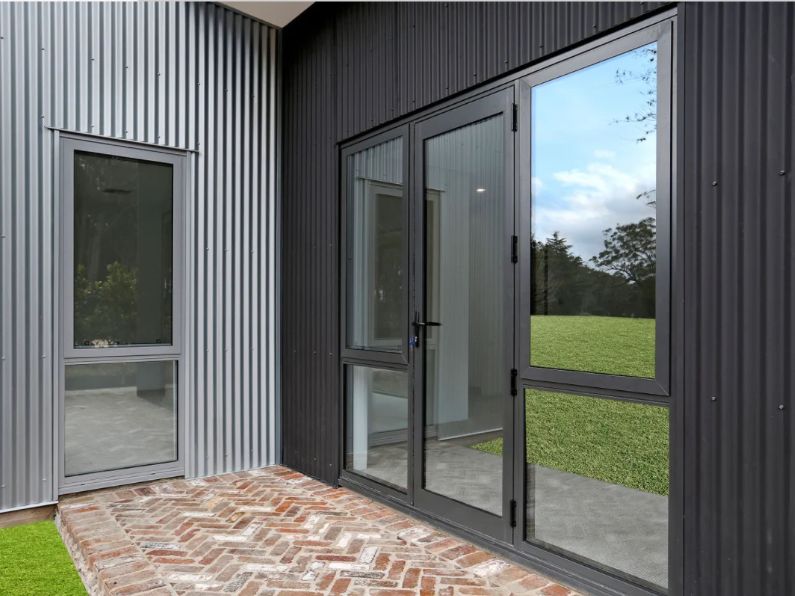 hinged doors